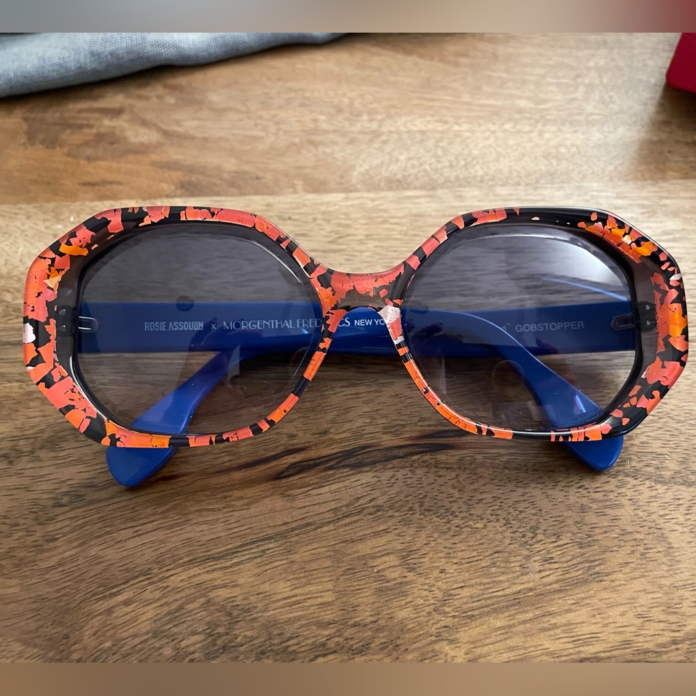 Rosie Assoulin x Morgenthal Frederics LIMITED EDITION hexagonal sunglasses
